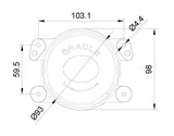 2007-2024 Wrangler High Performance LED Fog Lights - View 3 | Dirty Garage