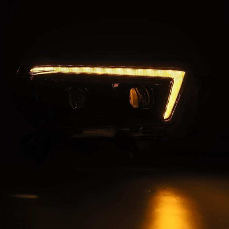 2010-2013 4Runner Pro-Series Projector Alpha Black Headlights Sequential Signal DRL - View 3 | Dirty Garage
