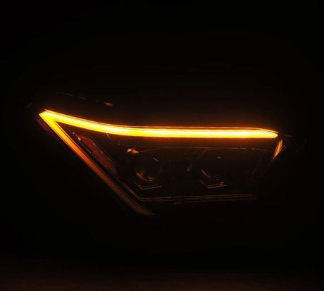 2024-2025 Tacoma Luxx-Series Alpha-Black Projector Headlights - View 3 | Dirty Garage