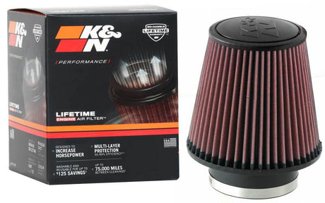 Universal Clamp-On Air Filter 4in FLG/6-1/2in B/4-1/2in T/6in H - View 10 | Dirty Garage