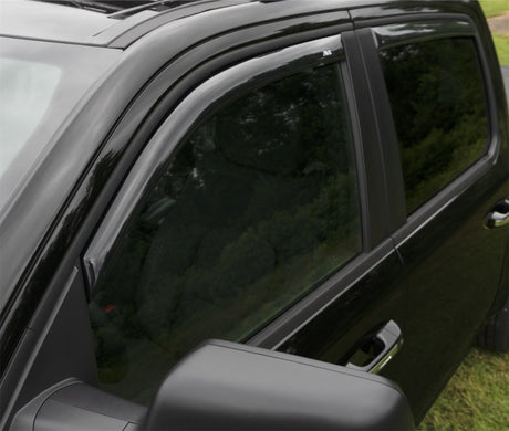 2019 Ram 1500 Crew Cab Ventvisor In-Channel Window Deflectors 4-Piece Smoke - View 13 | Dirty Garage