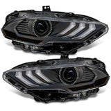 2018-2023 Mustang Dynamic ColorSHIFT LED Headlights Black Series - View 9 | Dirty Garage