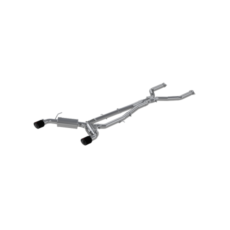 2016-2019 Infiniti Q50 3.0L 3" Cat Back w 4.5" OD Carbon Fiber Tips - View 3 | Dirty Garage
