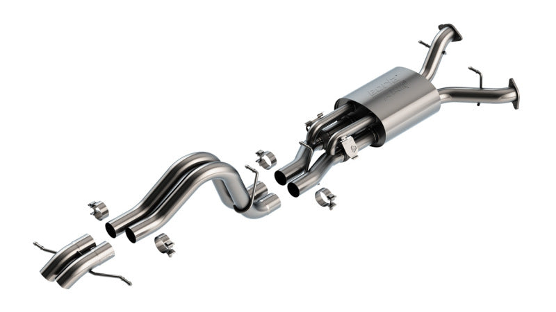 Borla 22-24 Ford Bronco Raptor V6 Turbo AT 2WD / 4WD ATAK Catback Exhaust w/ Turndown Tips | Dirty Garage