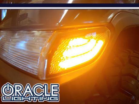 2018-2024 Wrangler Smoked Lens LED Front Sidemarkers - View 6 | Dirty Garage