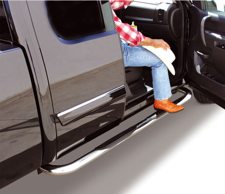 Go Rhino 80-98 Ford F Series 4000 Series SideSteps - Cab Length - SS - View 2 | Dirty Garage