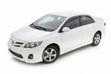 2009-2013 Corolla Front and Rear Window Deflectors Smoke 4-Piece - View 9 | Dirty Garage