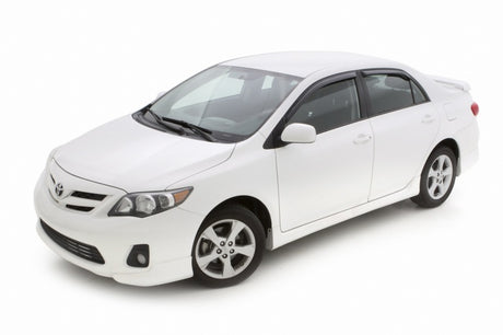 2009-2013 Corolla Front and Rear Window Deflectors Smoke 4-Piece - View 9 | Dirty Garage