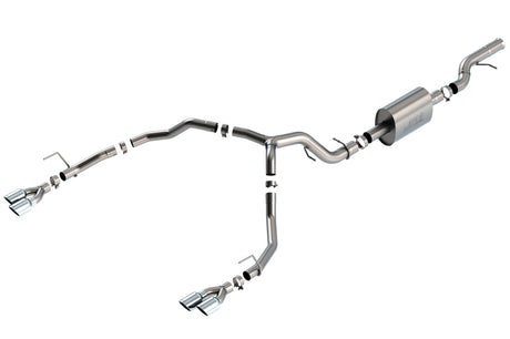Borla 21-22 Chevrolet Tahoe 6.2L V8 2/4WD 4DR Brushed T-304 Stainless Steel S-Type Cat-Back Exhaust | Dirty Garage