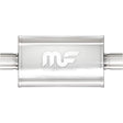Universal Muffler Mag Stainless Steel 18x5x8 3x3 C/C | Dirty Garage