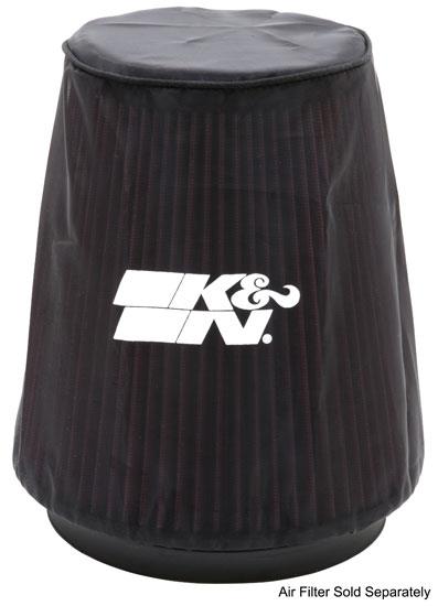 Universal P Dry charger Round Tapered Air Filter Wrap Black | Dirty Garage