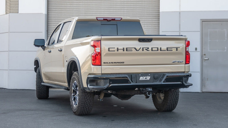 Borla 22-23 Chevrolet Silverado 1500 ZR2 & AT4X 6.2L CC SB 147.5in WB ATAK Cat-Back - View 3 | Dirty Garage
