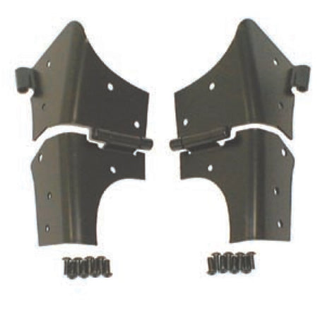 Rugged Ridge 97-06 Jeep Wrangler TJ Black Windshield Hinges - View 2 | Dirty Garage