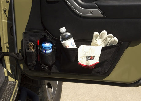 Rugged Ridge Door Storage Panel Pair w/Pouches 11-18 JK - View 3 | Dirty Garage