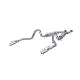 1999-2004 Mustang GT Mach 1 2.5 Dual Split Rear Catback Exhaust 3.5" Dual Wall Tips | Dirty Garage