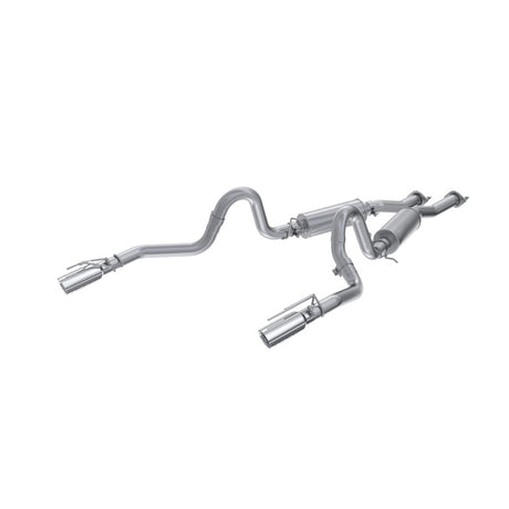 1999-2004 Mustang GT Mach 1 2.5 Dual Split Rear Catback Exhaust 3.5" Dual Wall Tips | Dirty Garage