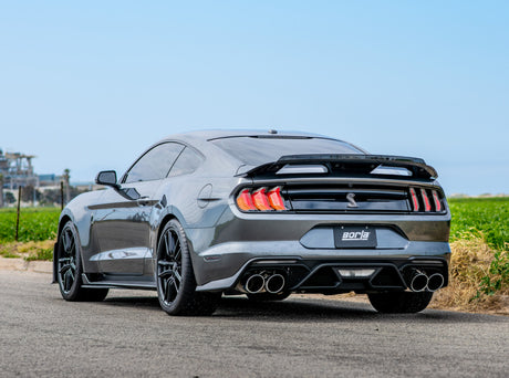 Borla 2020 Ford GT500 5.2L AT 3in ATAK CatBack Exhaust w/ Chrome Tips - View 3 | Dirty Garage