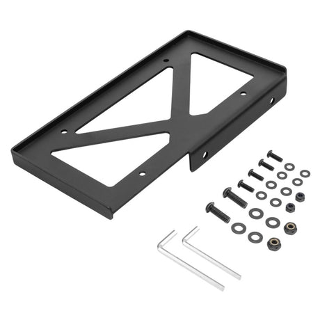 Rugged Ridge Universal Rear Bumper License Plate Holder - View 2 | Dirty Garage