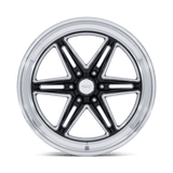 American Racing Groove 6 Drag Gloss Black Milled w/ Diamond Cut Lip Wheel (AR953) | Dirty Garage
