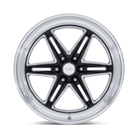 American Racing Groove 6 Drag Gloss Black Milled w/ Diamond Cut Lip Wheel (AR953) | Dirty Garage