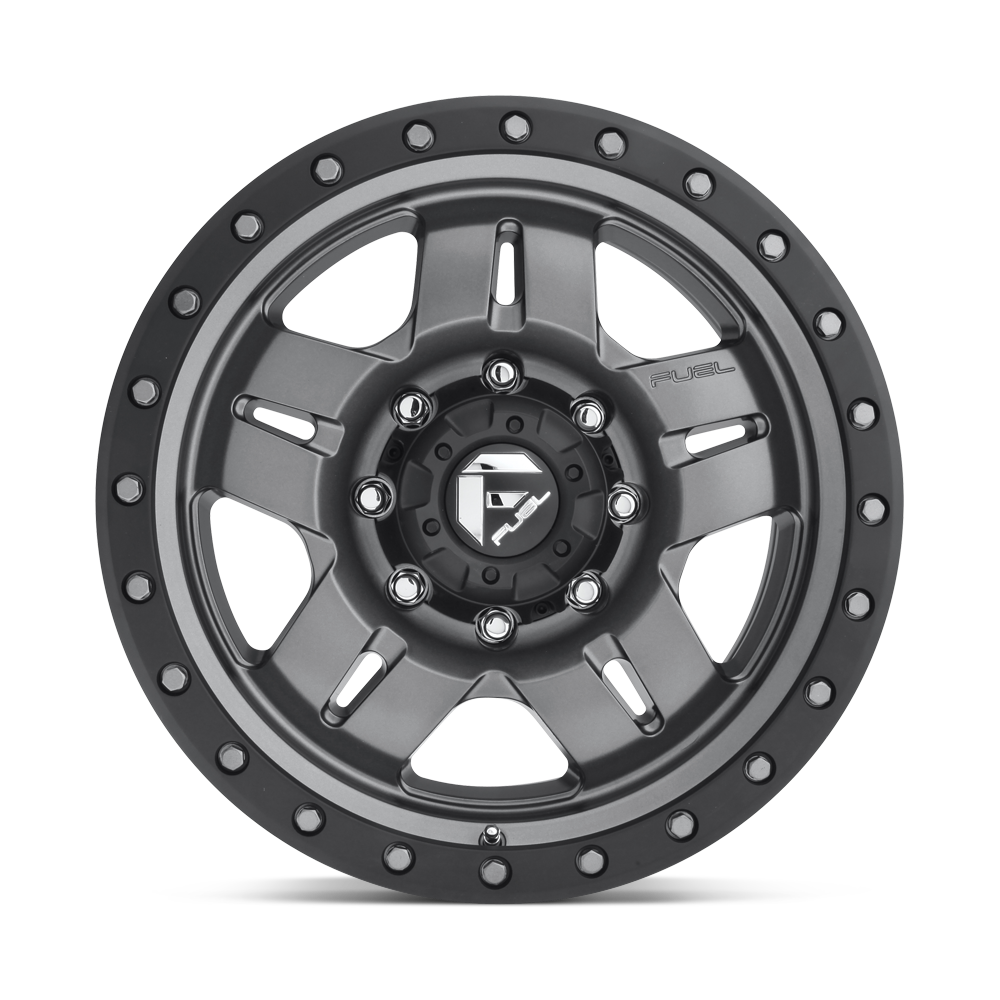 Fuel Anza Matte Gunmetal Black Bead Ring Wheel (D558) | Dirty Garage