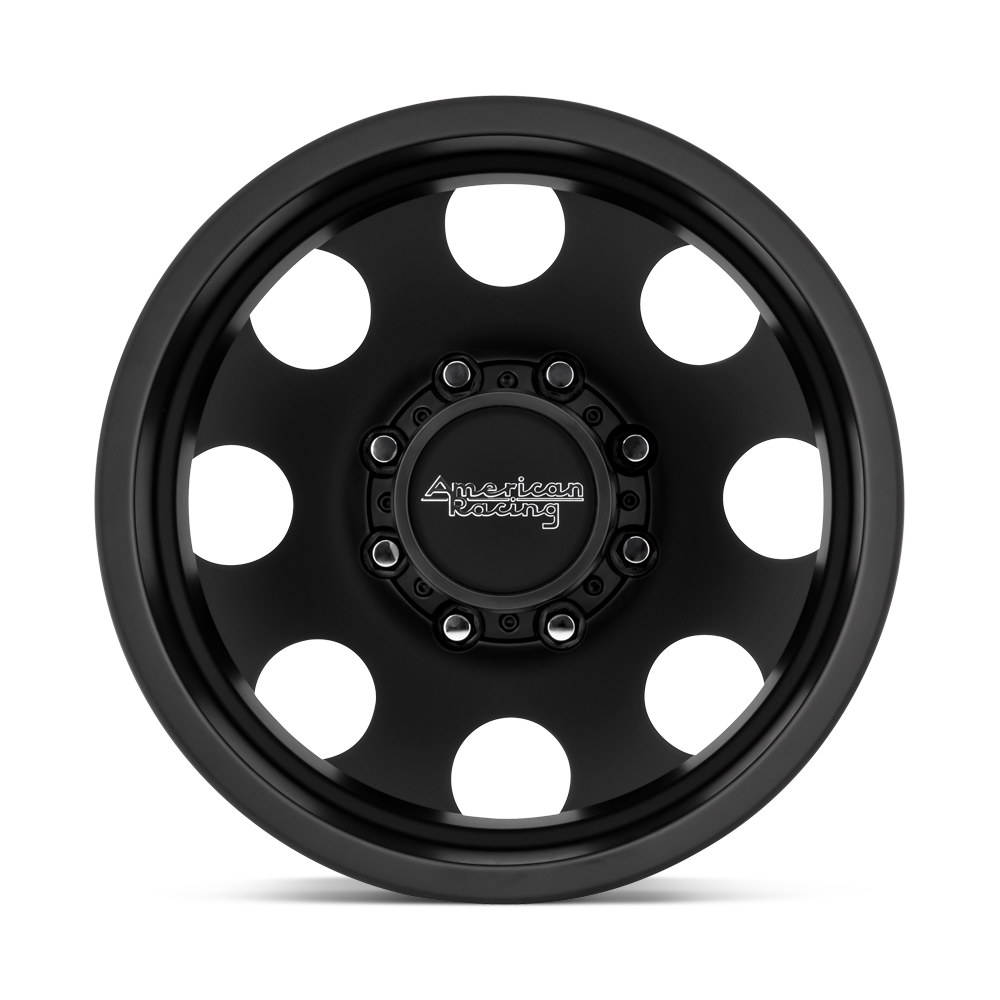 American Racing Baja Dually Satin Black Wheel (AR204) | Dirty Garage