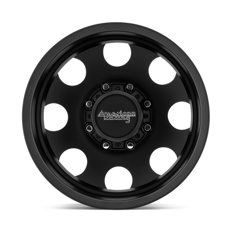 American Racing Baja Dually Satin Black Wheel (AR204) | Dirty Garage