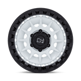 Black Rhino Barrage Gloss White On Matte Black Wheel | Dirty Garage