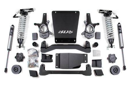 2007-2014 GM 4" FOX 2.5 Coilovers Lift Kit | Dirty Garage