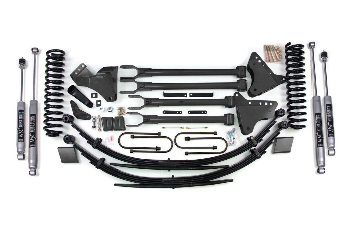 2008-2010 F-250/F-350 Gas 6" Lift 4-Link Kit | Dirty Garage