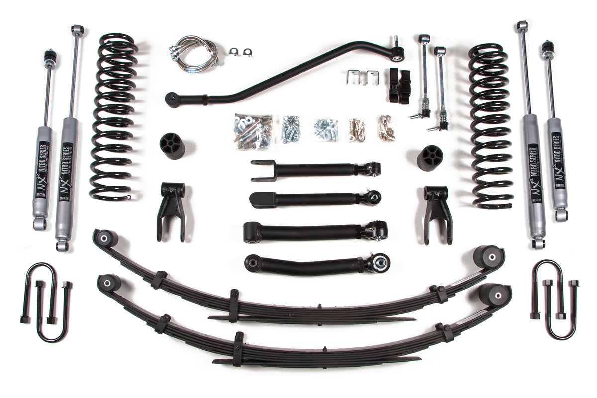 1984-2001 XJ 4.5" Lift Coil and Leaf Spring Kit | Dirty Garage