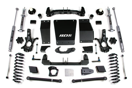 2015-2018 GM 1500 SUV 6" Lift Alum/Stamped UCA | Dirty Garage