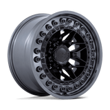 Black Rhino Alpha Matte Black w/ Gunmetal Lip Wheel | Dirty Garage