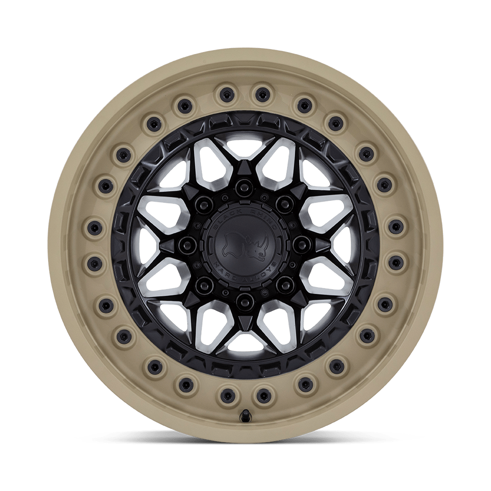 Black Rhino Alpha Matte Black w/ Sand Lip Wheel | Dirty Garage