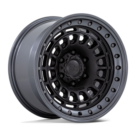 Black Rhino Sahara Matte Black w/ Gunmetal Lip Wheel (BR014) | Dirty Garage