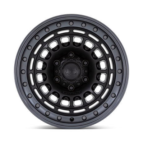Black Rhino Sahara Matte Black w/ Gunmetal Lip Wheel (BR014) | Dirty Garage