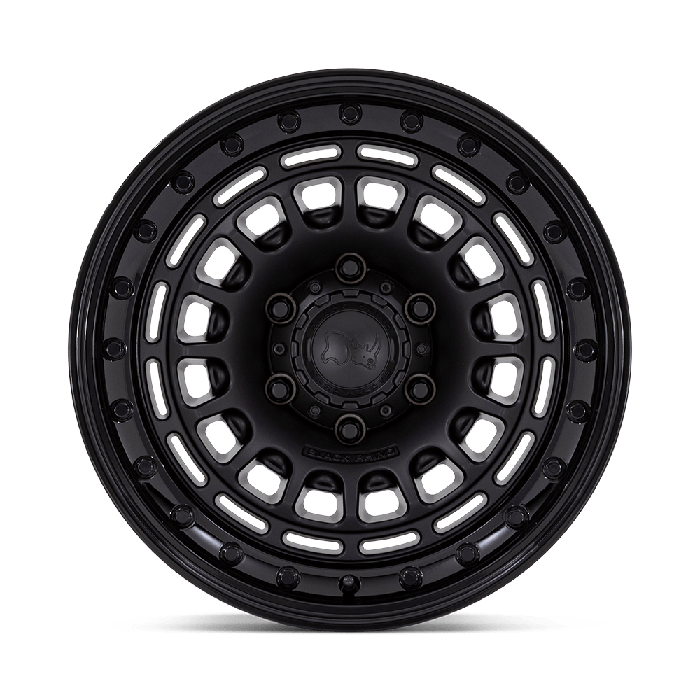 Black Rhino Sahara Matte Black w/ Gloss Black Lip Wheel (BR014) | Dirty Garage