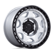 Black Rhino Voyager Silver Machined w/ M-black Lip Wheel (BR018) | Dirty Garage