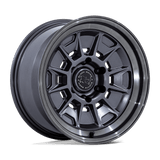 Black Rhino Mondo Matte Gunmetal w/ Gloss Gray Lip Wheel (BR021) | Dirty Garage
