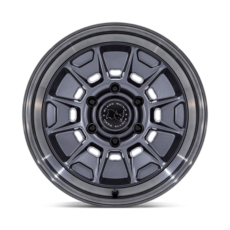 Black Rhino Mondo Matte Gunmetal w/ Gloss Gray Lip Wheel (BR021) | Dirty Garage
