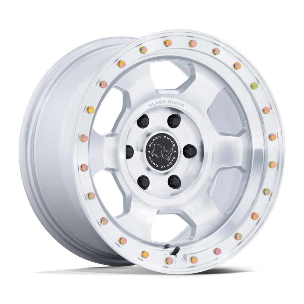 Black Rhino Trooper Gloss Silver w/ Machined Face Wheel (BR029) | Dirty Garage
