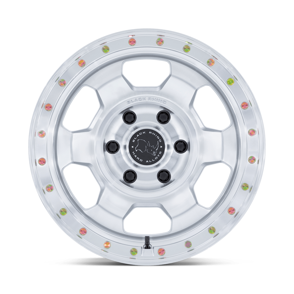 Black Rhino Trooper Gloss Silver w/ Machined Face Wheel (BR029) | Dirty Garage