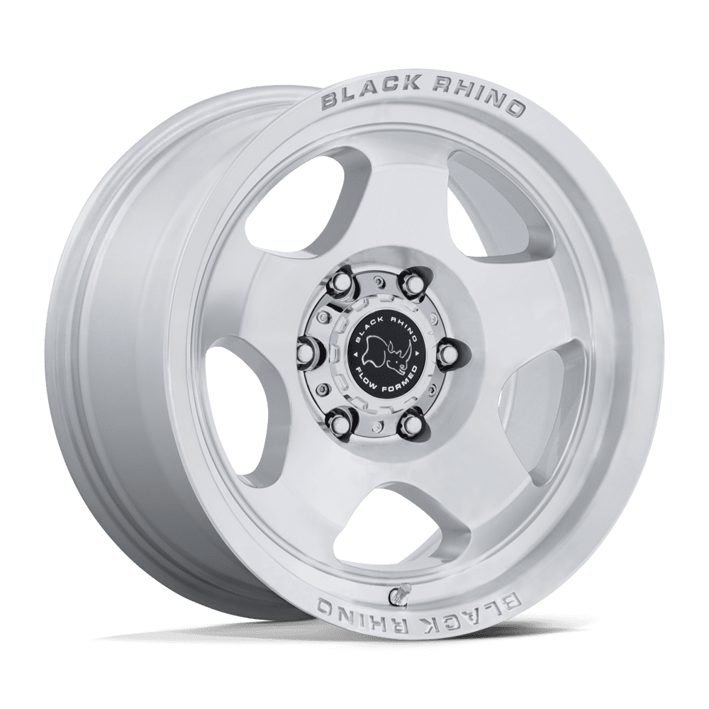 Black Rhino Sol Gloss Silver w/ Machined Face Wheel (BR031) | Dirty Garage