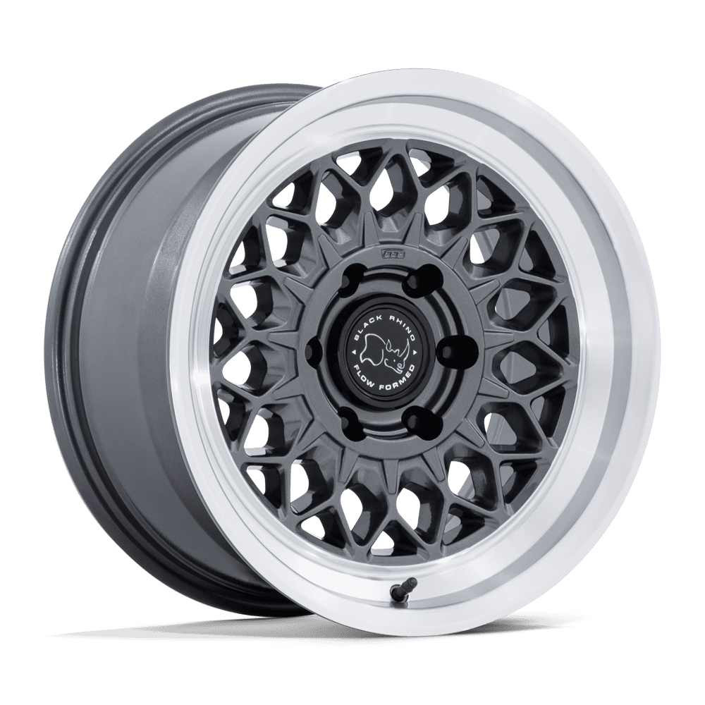 Black Rhino Graz Gloss Gunmetal w/ Machined Lip Wheel (BR034) | Dirty Garage