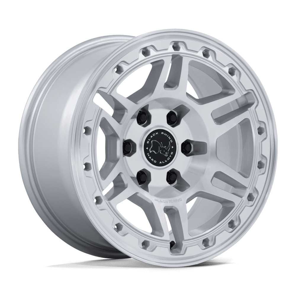 Black Rhino Vanguard Gloss Silver w/ Machined Face Wheel (BR039) | Dirty Garage