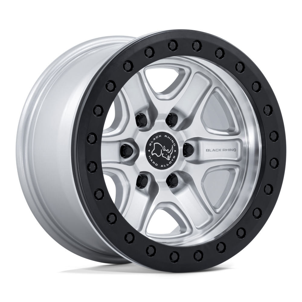 Black Rhino Echo Trail Lock Beadlock Hyper Silver w/ Machined Face Wheel (BR200) | Dirty Garage