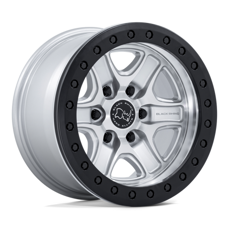 Black Rhino Echo Trail Lock Beadlock Hyper Silver w/ Machined Face Wheel (BR200) | Dirty Garage