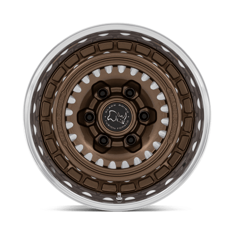 Black Rhino Bastion Gloss Bronze Milled w/ Polished Lip Wheel (BR601) | Dirty Garage