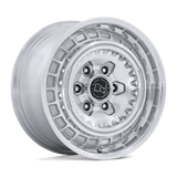 Black Rhino Bastion Gloss Silver w/ Machined Face Polished Lip Wheel (BR601) | Dirty Garage