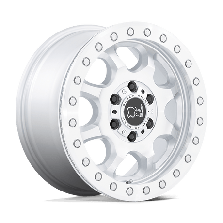 Black Rhino Venture Beadlock Gloss Silver w/ Machined Face Wheel | Dirty Garage